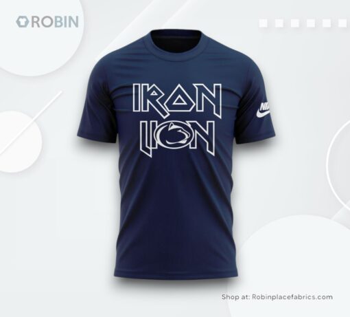 Penn State Nittany Lions Iron Lion Navy T Shirt
