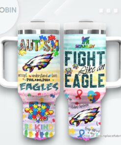Philadelphia Eagles Autism Awareness Stanley Tumbler Cup