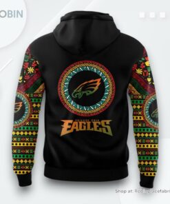 Philadelphia Eagles Black History Month 2025 Black Hoodie Philadelphia Eagles Black History Month 2025 Black Hoodie