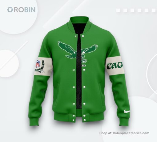 Philadelphia Eagles KITH 2025 NFL Varsity Jacket