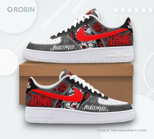 Pierce The Veil For All Those Sleeping Nike Air Force 1 Sneaker