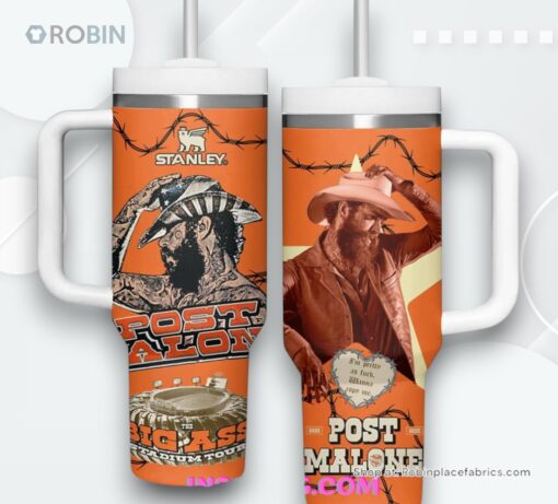 Post Malone Big Ass Stadium Tour Stanley Tumbler Cup