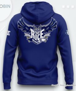 Rice Owls Football 2025 Blue Hoodie