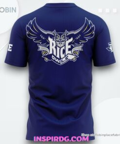 Rice Owls Football 2025 Blue Shirt