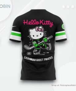 Savannah Ghost Pirates Hello Kitty 2025 Special Shirt Savannah Ghost Pirates Hello Kitty 2025 Special Shirt