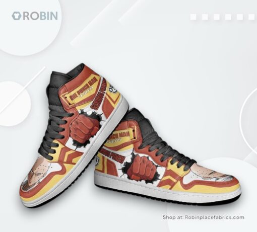 Saitama One Punch Man Limited Edition Nike Air Jordan 1 Sneakers