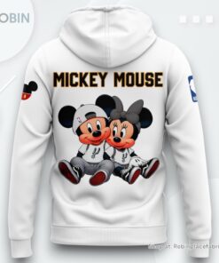 San Antonio Spurs Mickey Mouse at Dunk The Halls Game Hoodie