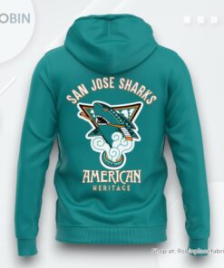 San Jose Sharks American Heritage Limited Hoodie