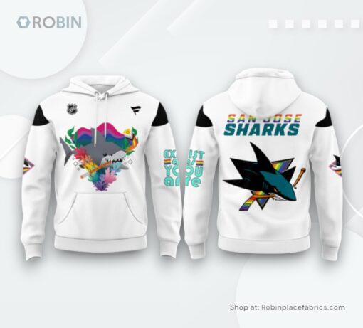 San Jose Sharks Pride Night 2025 Hoodie