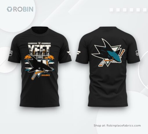 San Jose Sharks YEET Limited Edition Black Shirt