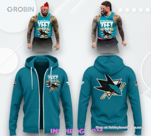 San Jose Sharks YEET Limited Edition Set Hoodie