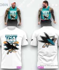 San Jose Sharks YEET Limited Edition White Shirt