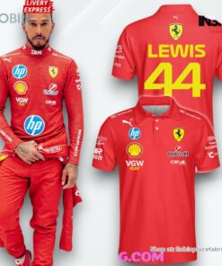 Scuderia Ferrari F1 Lewis 44 Special Polo Shirt