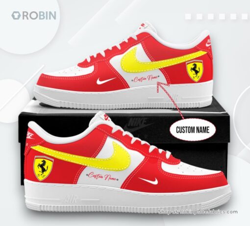 Scuderia Ferrari F1 Special Edition Nike Air Force 1 Sneaker