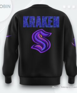 Seattle Kraken Black Hockey History Night Game 2025 Special Sweatshirt, Sweater