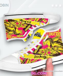 Sex Pistols Band Limited Edition Converse Canvas Shoes