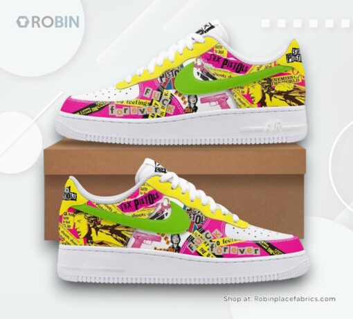 Sex Pistols Band Limited Edition Nike Air Force 1 Sneaker
