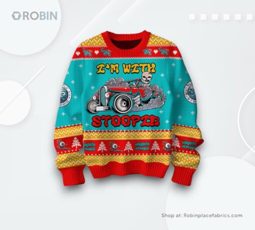 Slightly Stoopid I’m With Stoopid Ugly Sweater