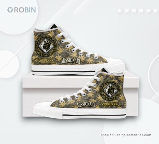 Snoop Dogg Missionary Limited Edition High Top Canvas Shoes