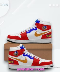 Sonic The Hedgehog Limited Edition Nike Air Jordan 1 Sneakers Sonic The Hedgehog Limited Edition Nike Air Jordan 1 Sneakers