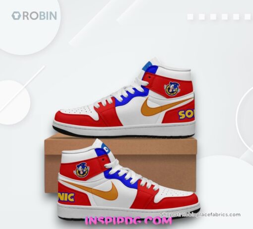 Sonic The Hedgehog Limited Edition Nike Air Jordan 1 Sneakers