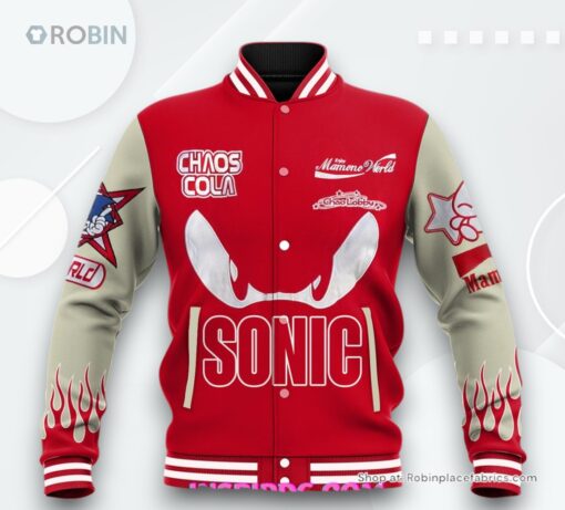 Sonic x Coca Cola Special Edition Varsity Jacket