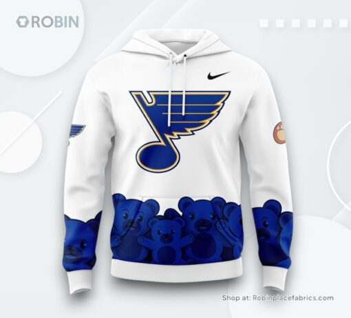 St. Louis Blues Teddy Bear Toss Special Hoodie