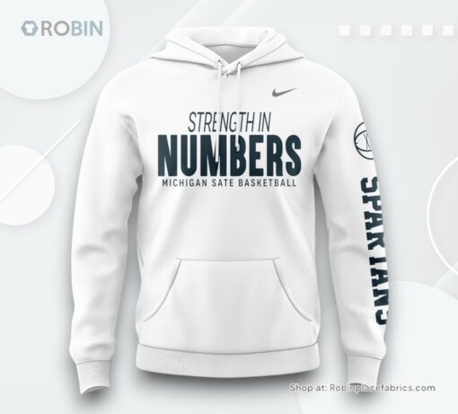 Strength in Numbers Michigan State Spartans Nike Hoodie