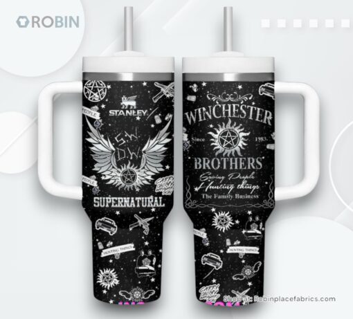 Supernatural Winchester Brothers Special Stanley Tumbler Cup