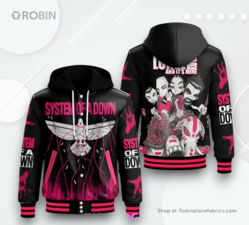 System of a Down Hooded Varsity Jacket