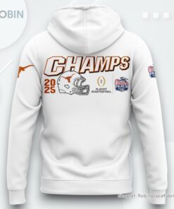 Texas Longhorns Chick fil A Peach Bowl 2025 White Hoodie