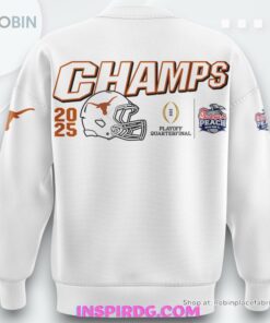 Texas Longhorns Chick fil A Peach Bowl 2025 White Sweatshirt, Sweater
