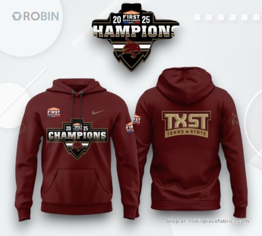 Texas State Bobcat Responder Bowl Champions 2025 Hoodie
