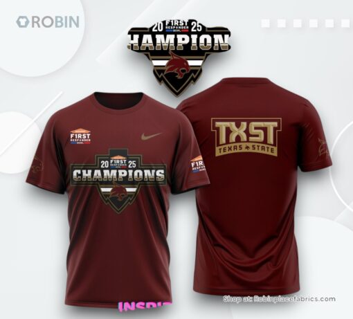 Texas State Bobcat Responder Bowl Champions 2025 shirt