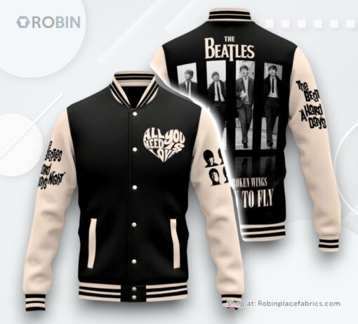 The Beatles All You Need Is Love Varsity Jacket
