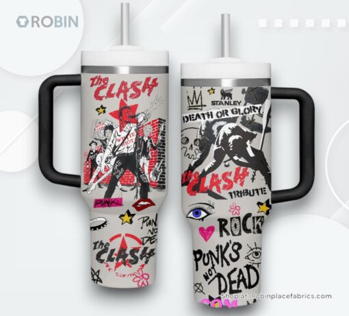 The Clash Death or Glory Stanley Tumbler Cup