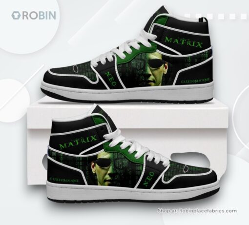 The Matrix Limited Edition Nike Air Jordan 1 Sneakers