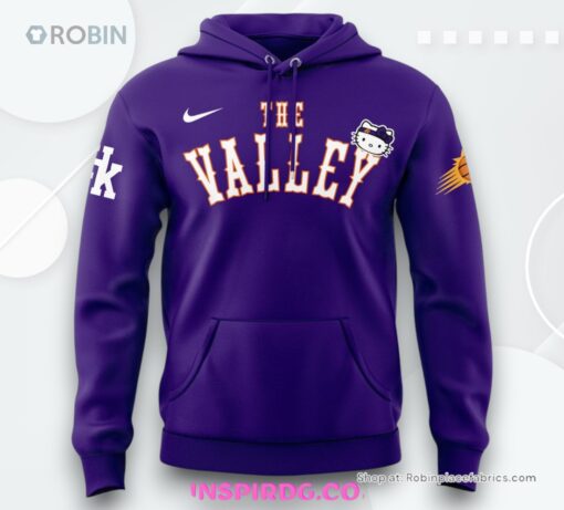The Valley Phoenix Suns x Hello Kitty Night Purple Hoodie