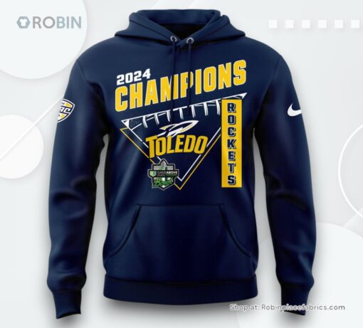 Toledo Rockets GameAbove Sports Bowl Champions 2024 Hoodie
