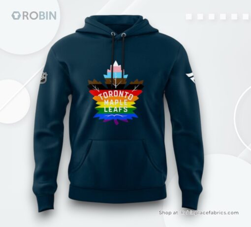 Toronto Maple Leafs Pride Night 2025 Blue Hoodie