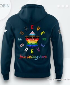 Toronto Maple Leafs Pride Night 2025 Blue Hoodie Toronto Maple Leafs Pride Night 2025 Blue Hoodie