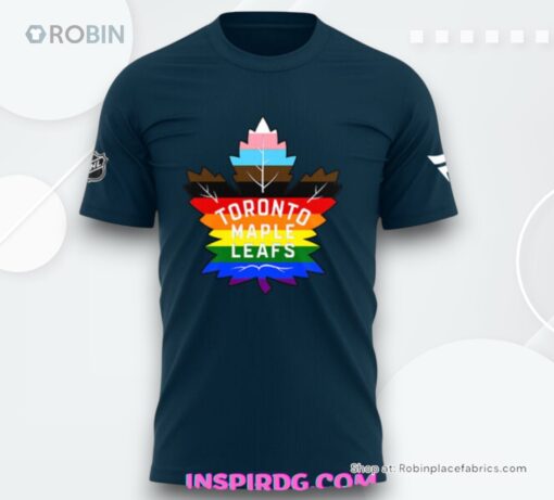 Toronto Maple Leafs Pride Night Blue Shirt