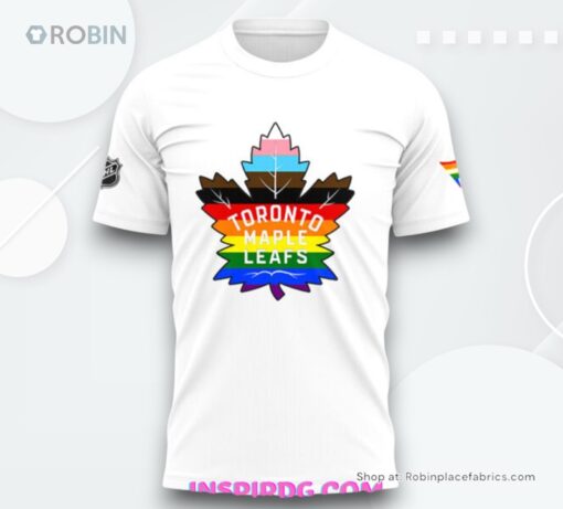 Toronto Maple Leafs Pride Night 2025 White Shirt