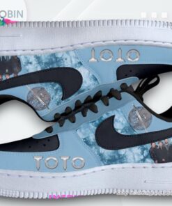 Toto Band Blue Light Limited Edition Nike Air Force 1 Sneaker Toto Band Blue Light Limited Edition Nike Air Force 1 Sneaker
