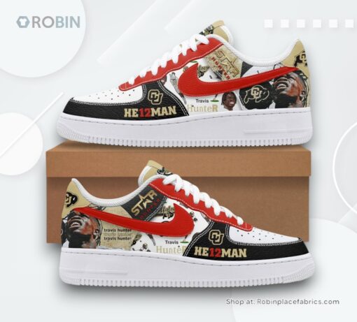 Travis Hunter He12man Limited Edition Nike Air Force 1 Sneaker