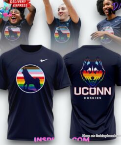 UConn Huskies Pride Night 2025 Rainbow Shirt