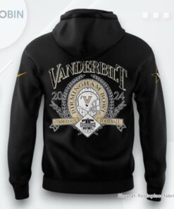 Vanderbilt Commodores Birmingham Bowl Champions 2024 Black Hoodie