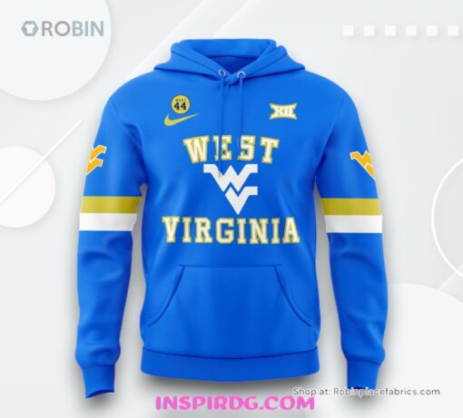 West Virginia Mountaineers Basketball Jerry West 44 Hoodie