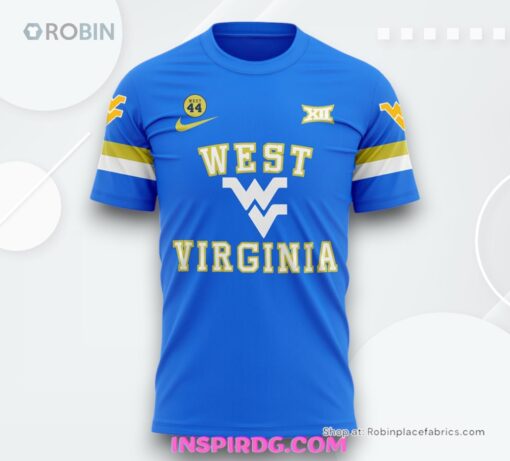 West Virginia Mountaineers Basketball Jerry West 44 Limited Shirt