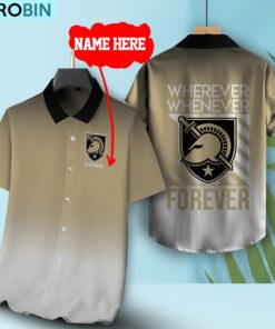 Wherever Whenever Army West Point Black Knights Forever Hawaiian Shirt